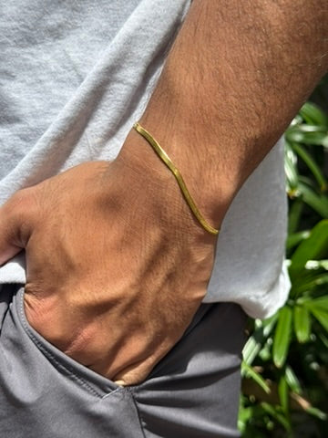 Herringbone Chain Bracelet